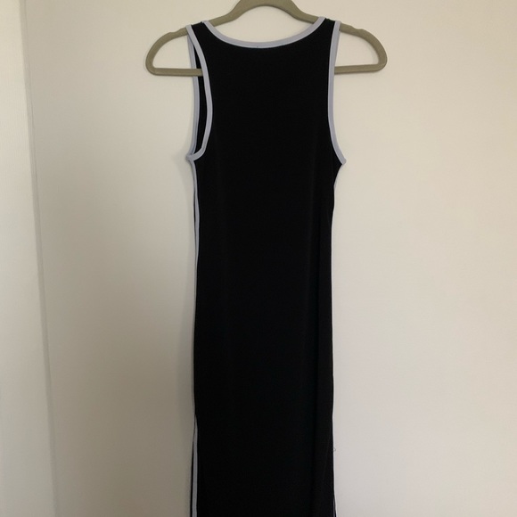 Black and white long bodycon dress - Picture 4 of 4